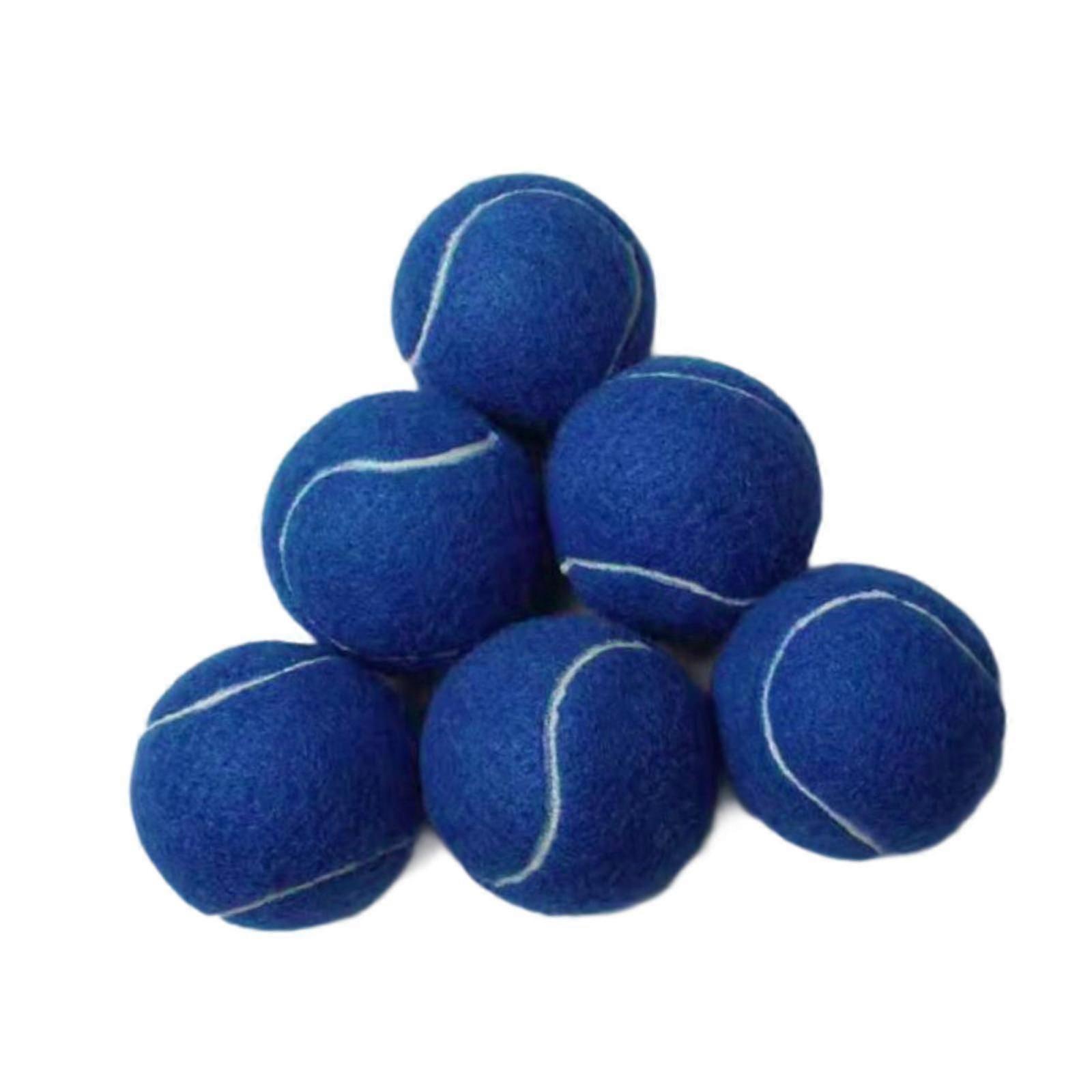 TK 6x Tennis Balls Training Balls Dogs Tennis Balls Professional Elastic Balls Wear Resistant for Sports Beginners Entertainment