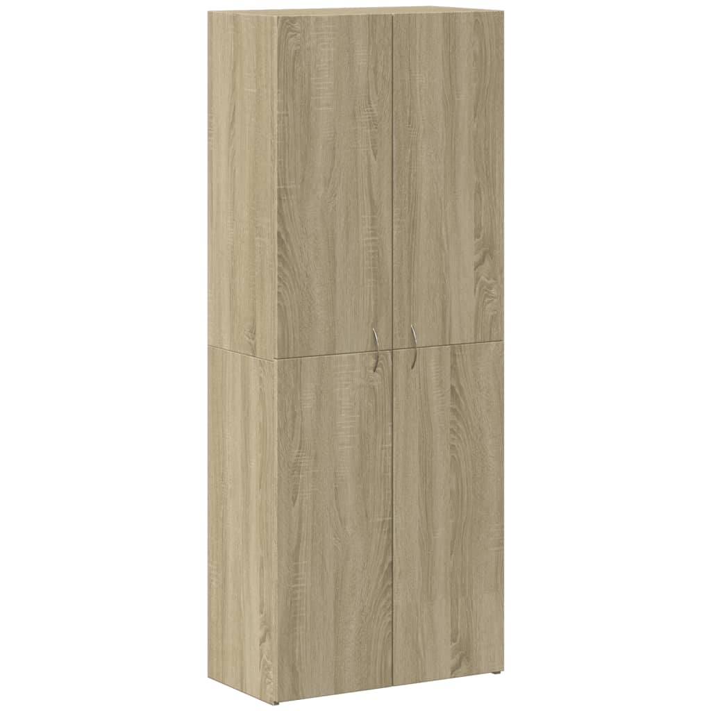 vidaXL Armario archivador madera de ingeniería Multicolor
