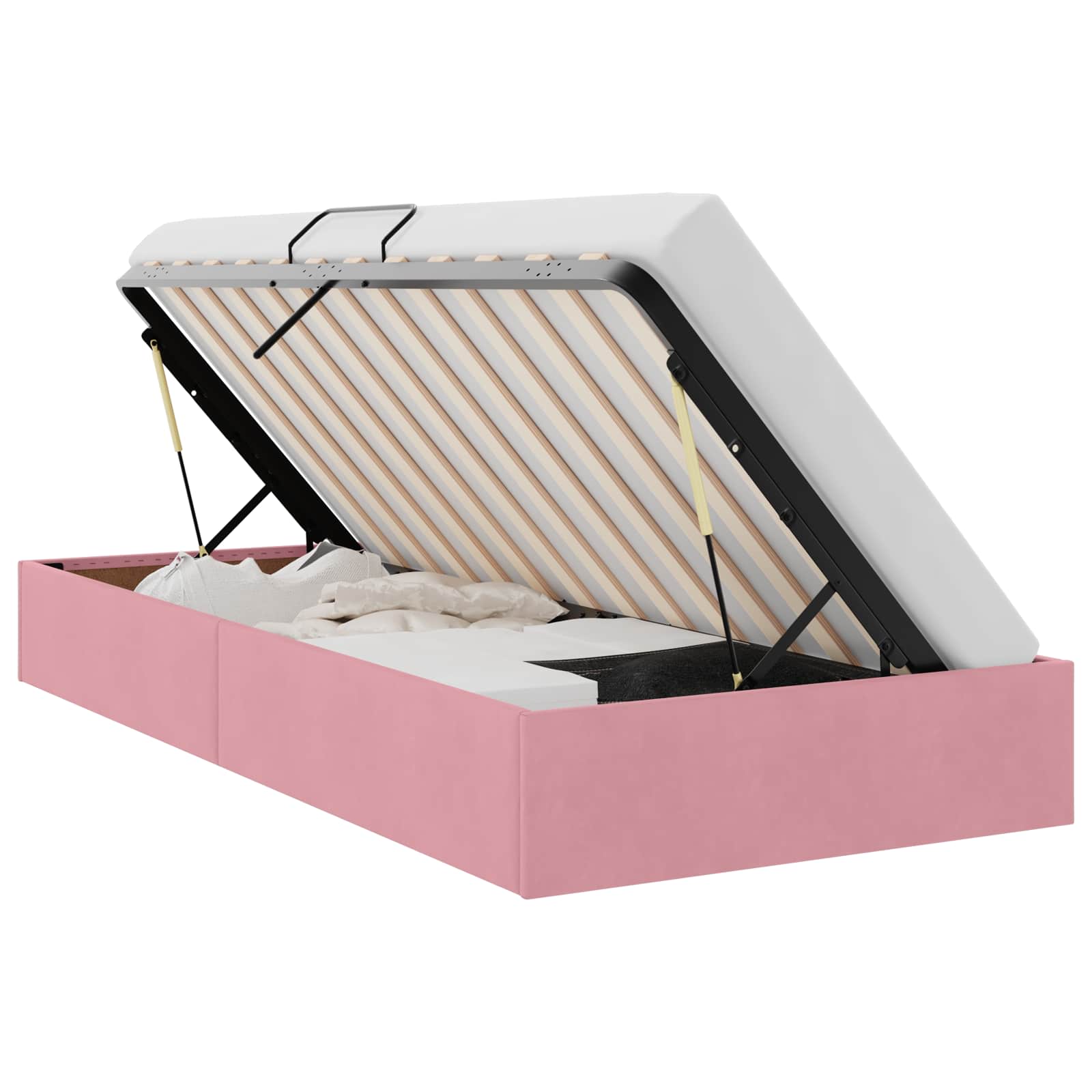 vidaXL Estructura de Cama Ottoman 90 x 200 cm Terciopelo Multicolor