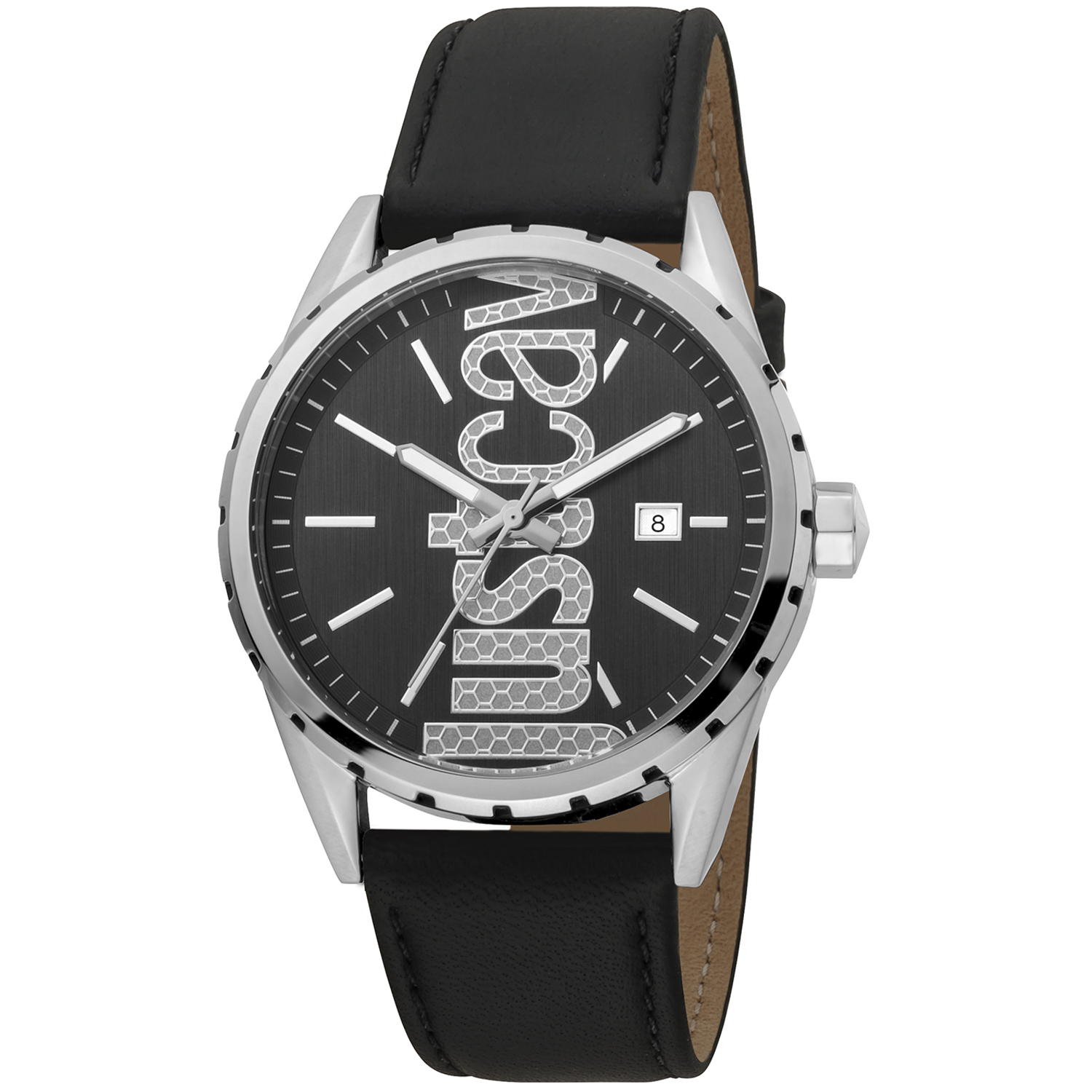 Just Cavalli Reloj Hombre Analogico Cuarzo con Correa de Cuero JC1G082L0085