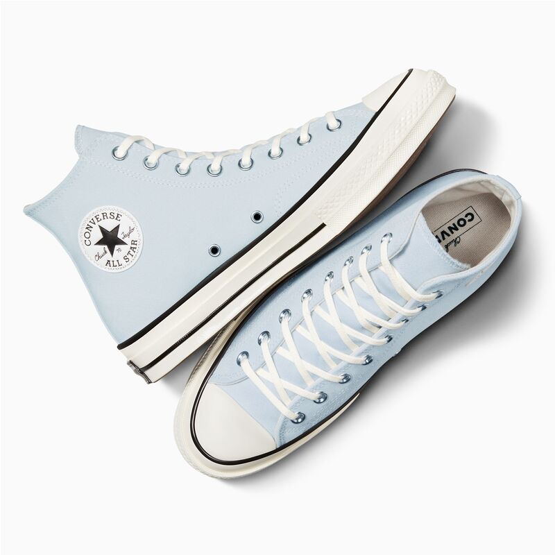 Zapatillas Azules Converse Chuck 70 Vintage Canvas Fantasma Light Grey