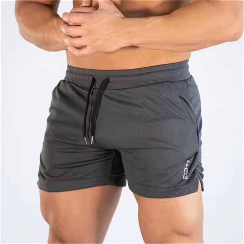 TK Nuevos Shorts De Fitness Para Hombre Verano Gimnasio Ejercicio Mesh Transpirable Secado Rápido Pantalones De Playa Deportivos Talla Verdadera Material Poliéster