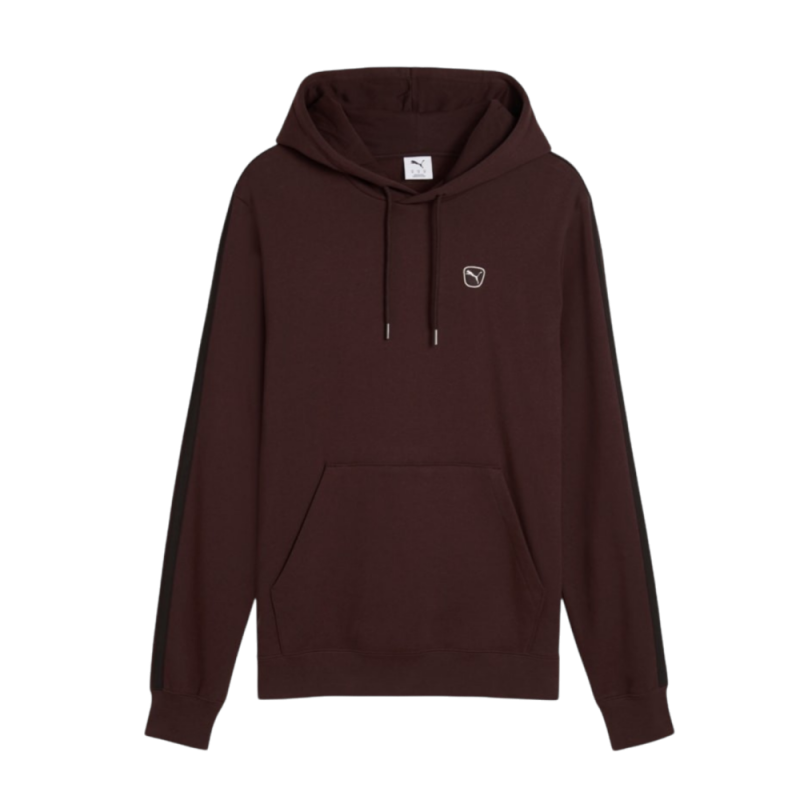 Sudadera Marron Puma Ess Elevated Hoodie Fl