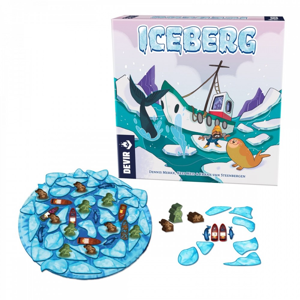 Devir - Iceberg, Juego De Mesa Para 2 A 6 Jugadores Y A Partir De 6 Años