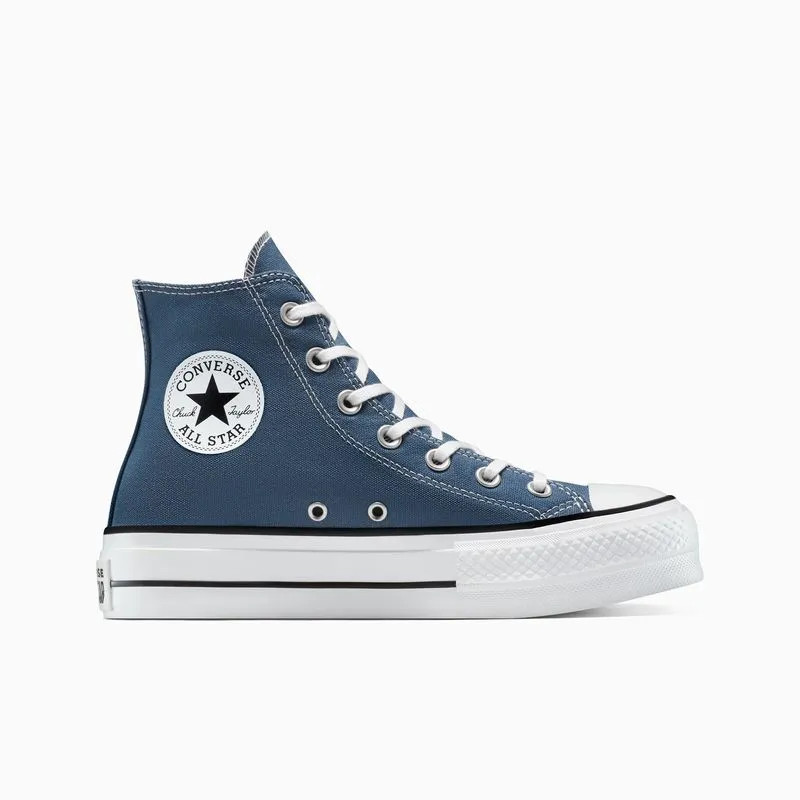 Zapatilla Converse Chuck Tailor All Star Lift Platform Azul - Calzado casual para mujer.
