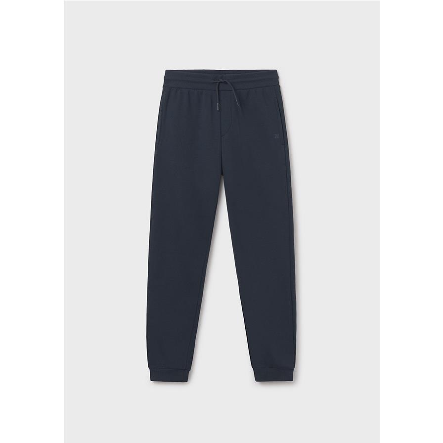 Mayoral - Pantalón de felpa básico con puños elásticos para niño, cómodo y suave, ideal para uso diario en casa o colegio