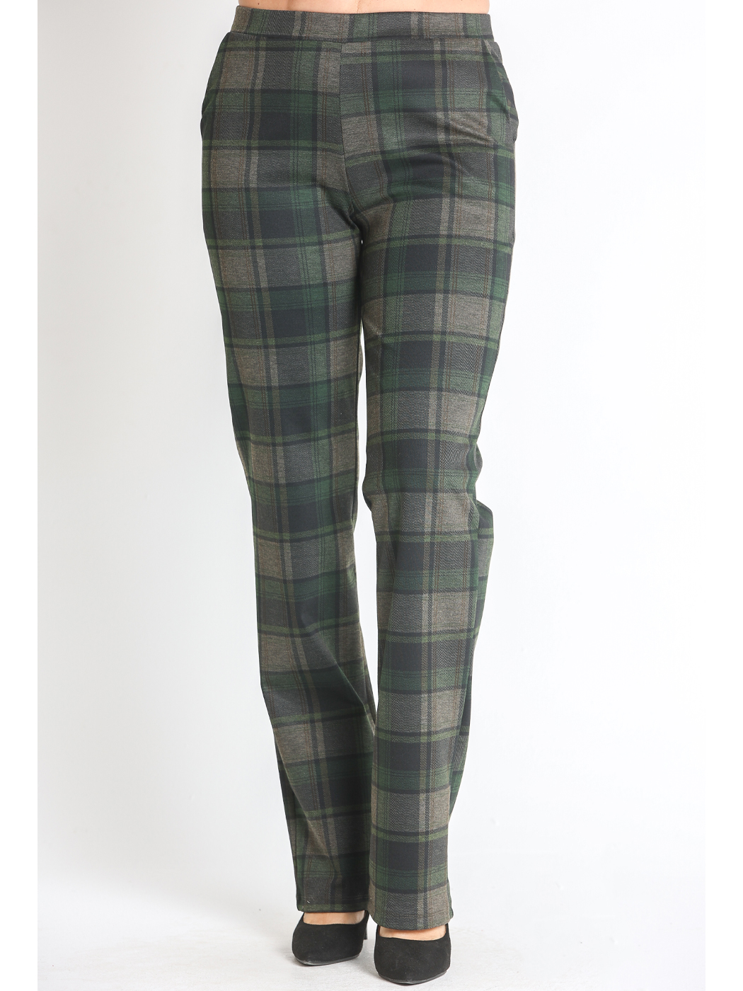 370036N PANTALON PUNTO ROMA ESTAMPADO CUADROS