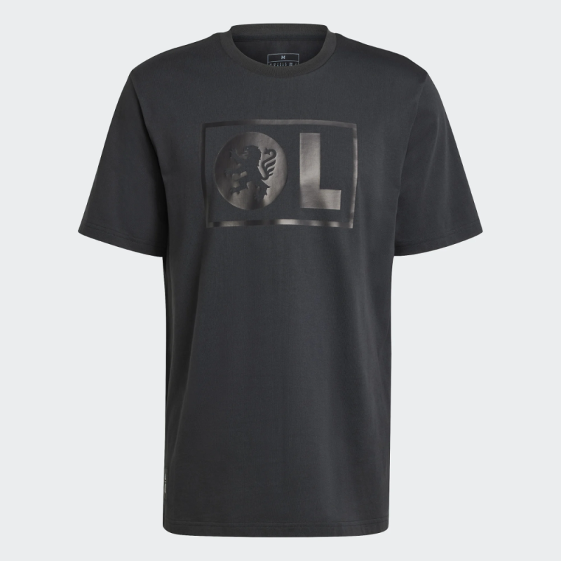 Camiseta negra Adidas negra hombre