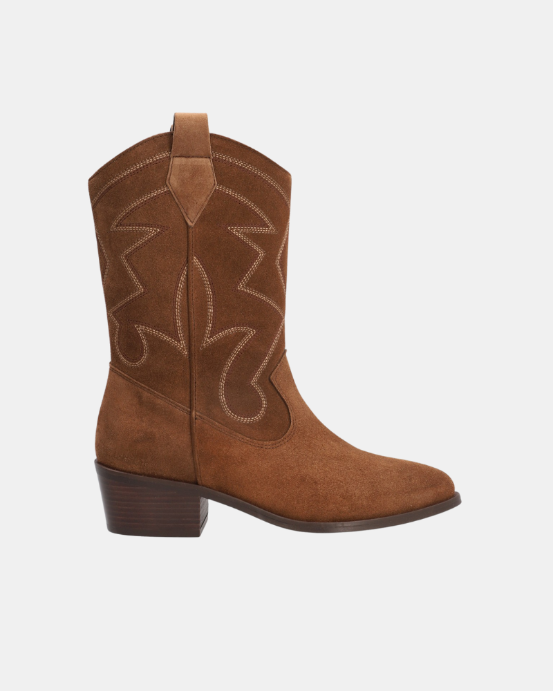 ALPE 53861103 5386 Botines Cowboy Mujer Marrón