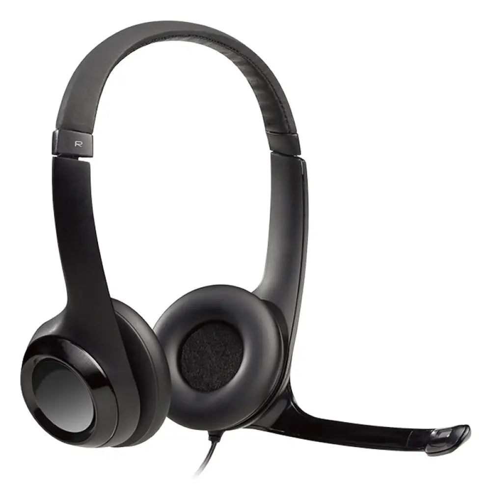 Logitech - Auriculares estéreo H390 con micrófono cancelador de ruido y conexión USB-A para llamadas nítidas en Chromebook, PC y Mac