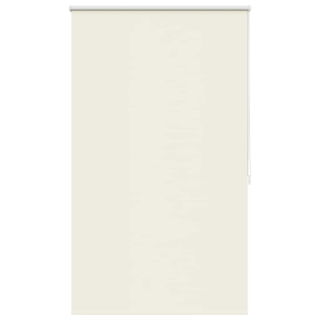 vidaXL Estor enrollable opaco 84,4x175 cm, ancho de tela 80 cm, color blanco roto