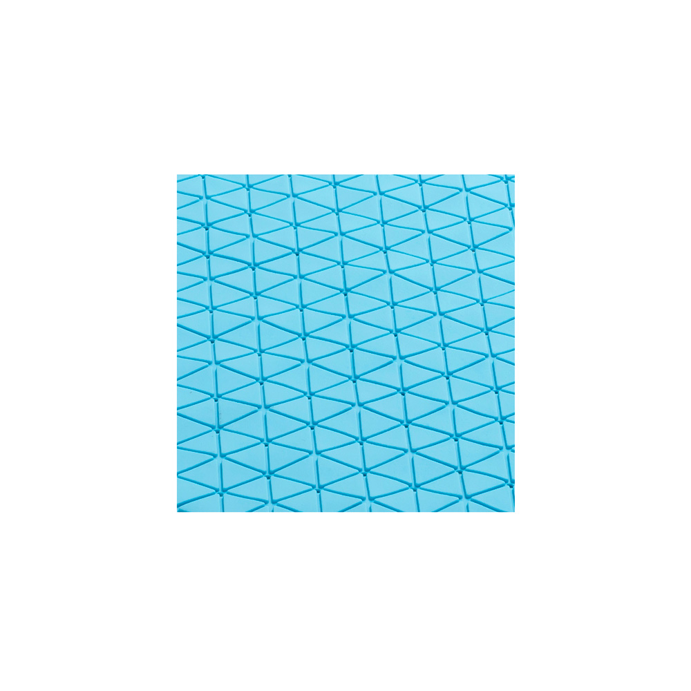 ALFOMBRA BAÑO DIAMOND 54X54 CM AZUL