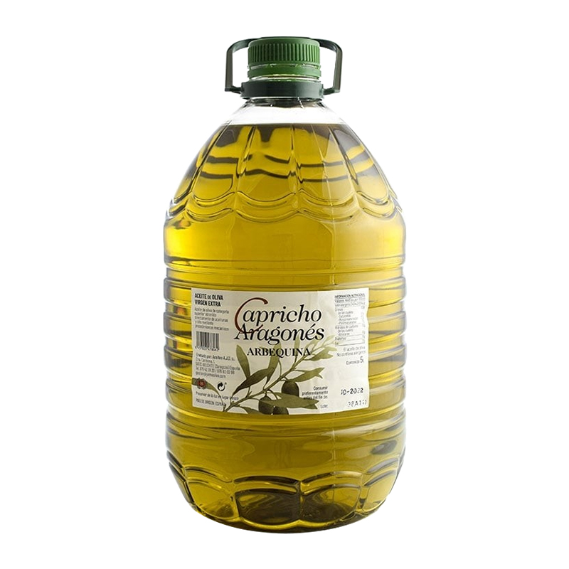 Aceite de oliva virgen extra Capricho Aragonés Arbequina 5 litros