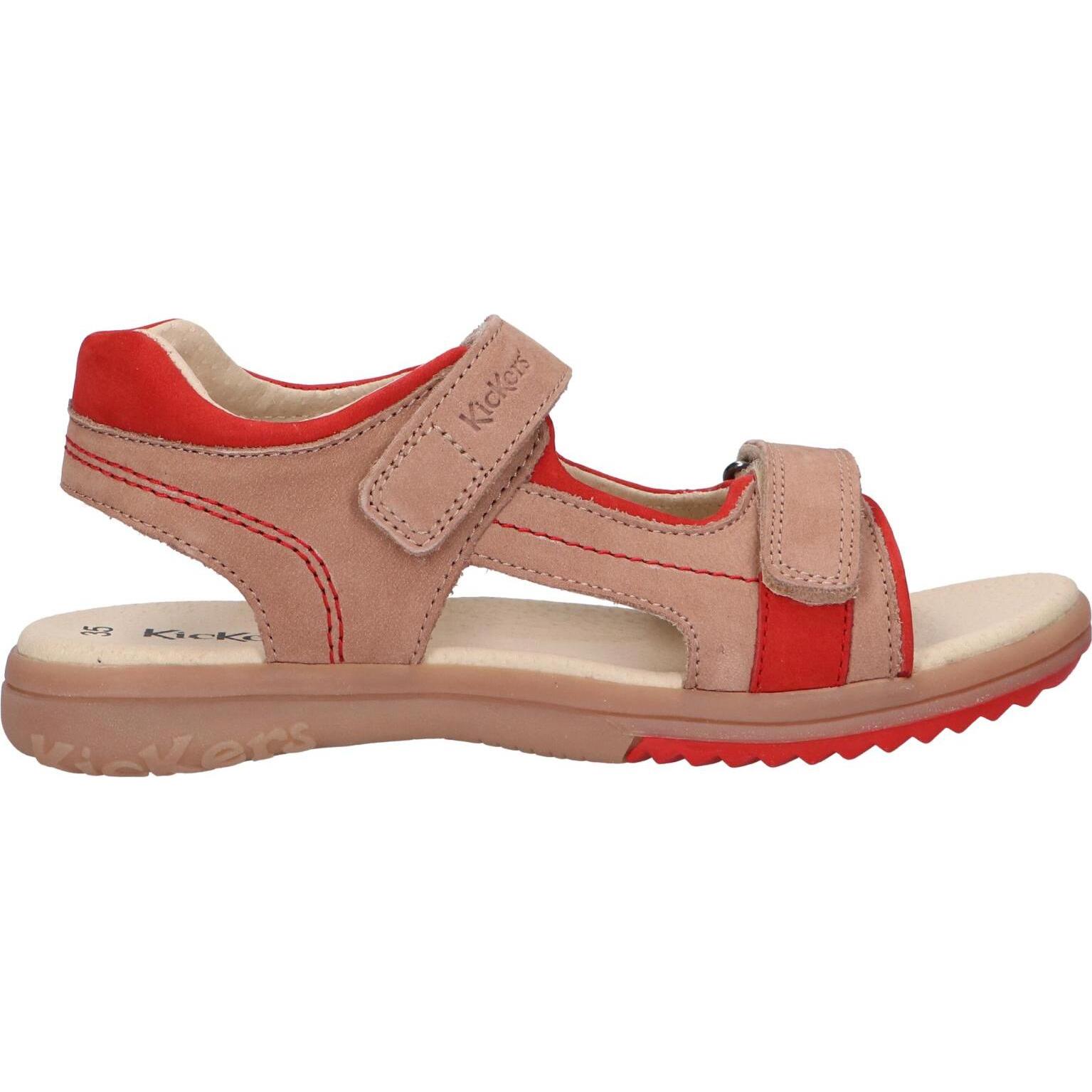 Kickers boy's sandals 895430 -30 platino 112 beige orange