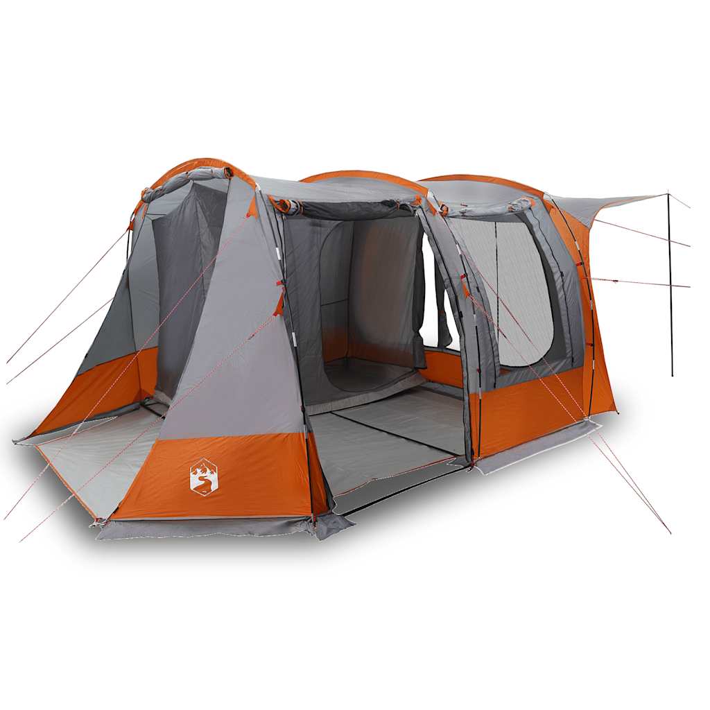 vidaXL Tienda de campaña para coche impermeable gris y naranja