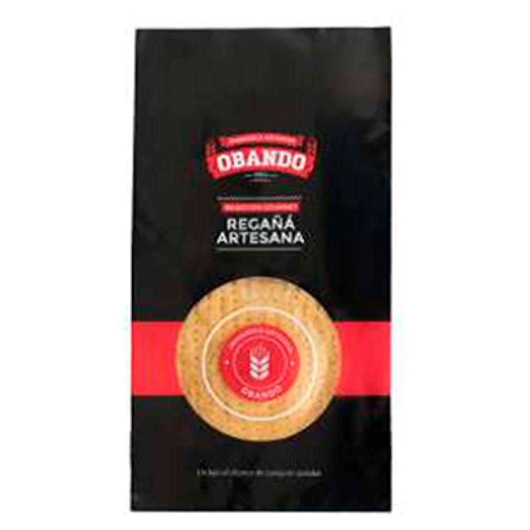 Obando Regañá Gourmet grande 130 gr. Bolsa 4 unidades