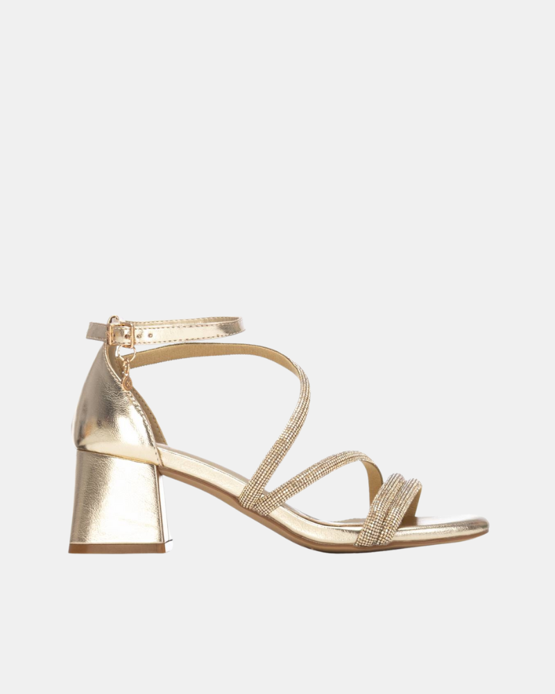 XTI 145341 Sandalias Fiesta Mujer Oro