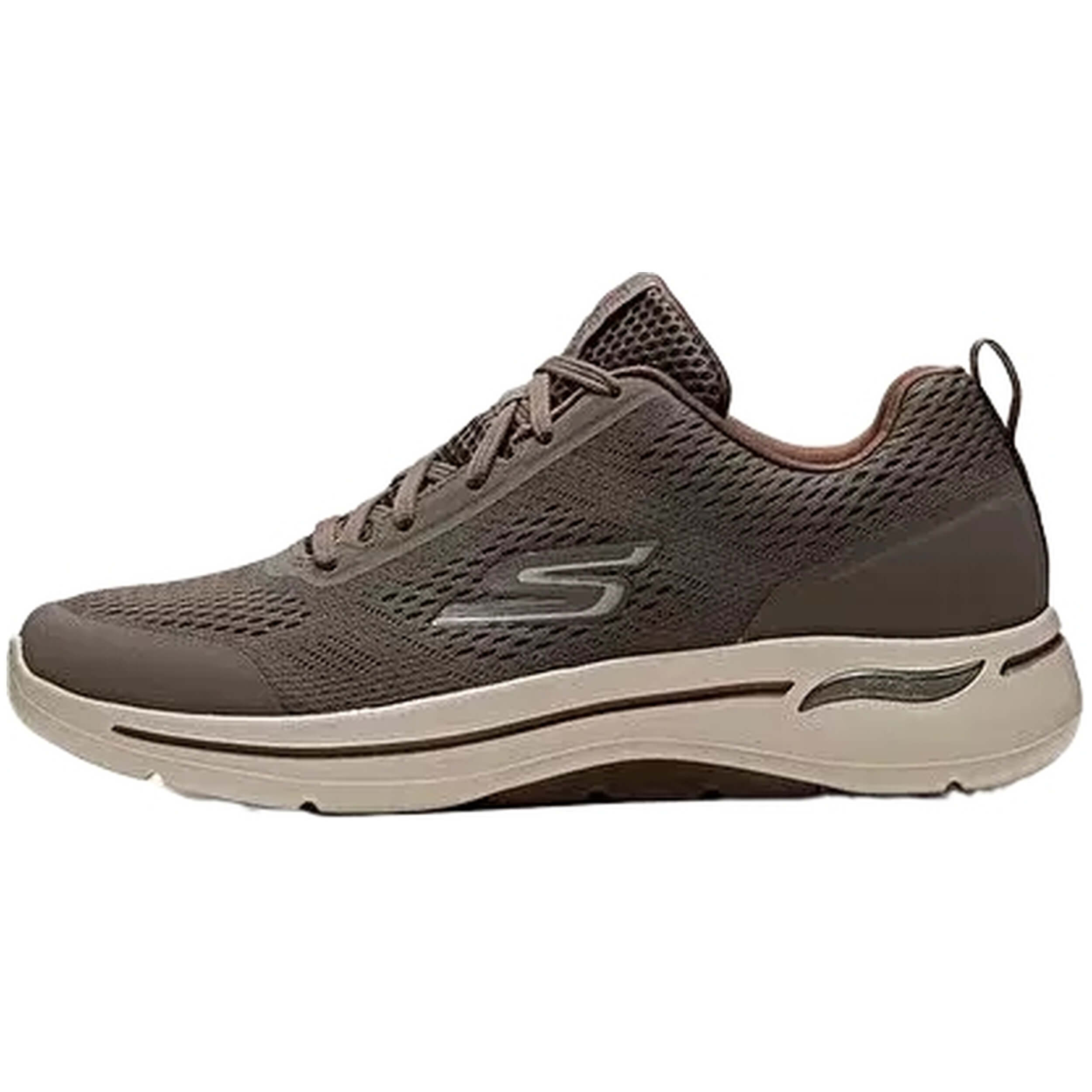 Calzado Skechers modelo Go Walk Arch Fit-Idyllic en color Gris