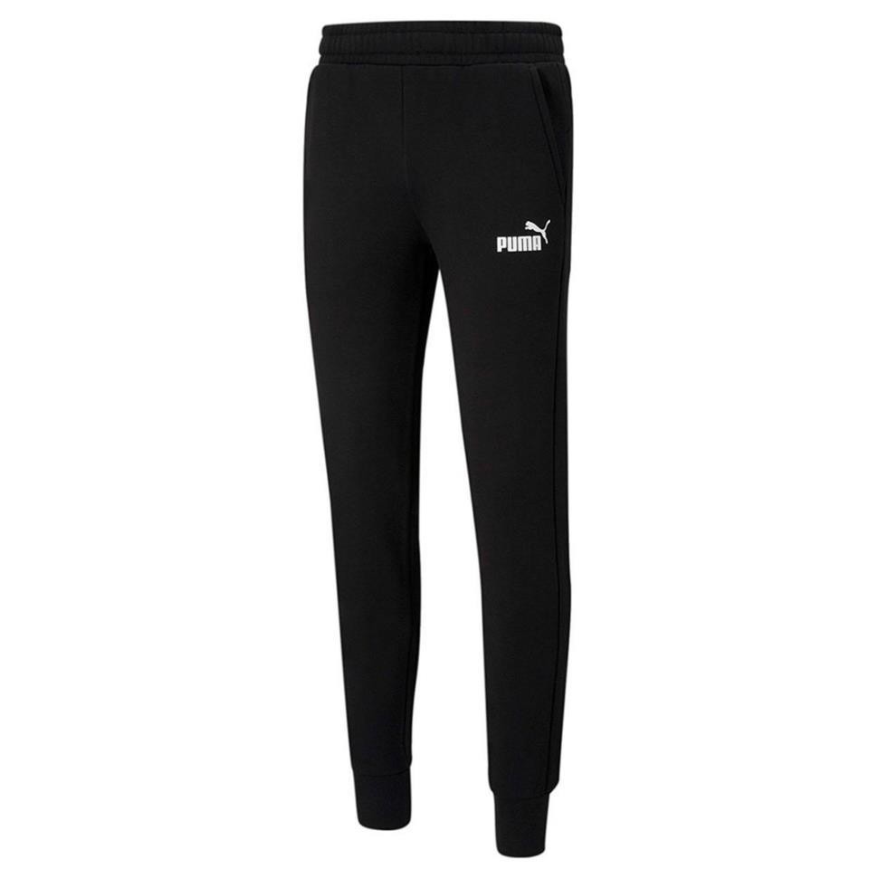 Pantalon Puma Negro Ess Logo Fl 586714-01
