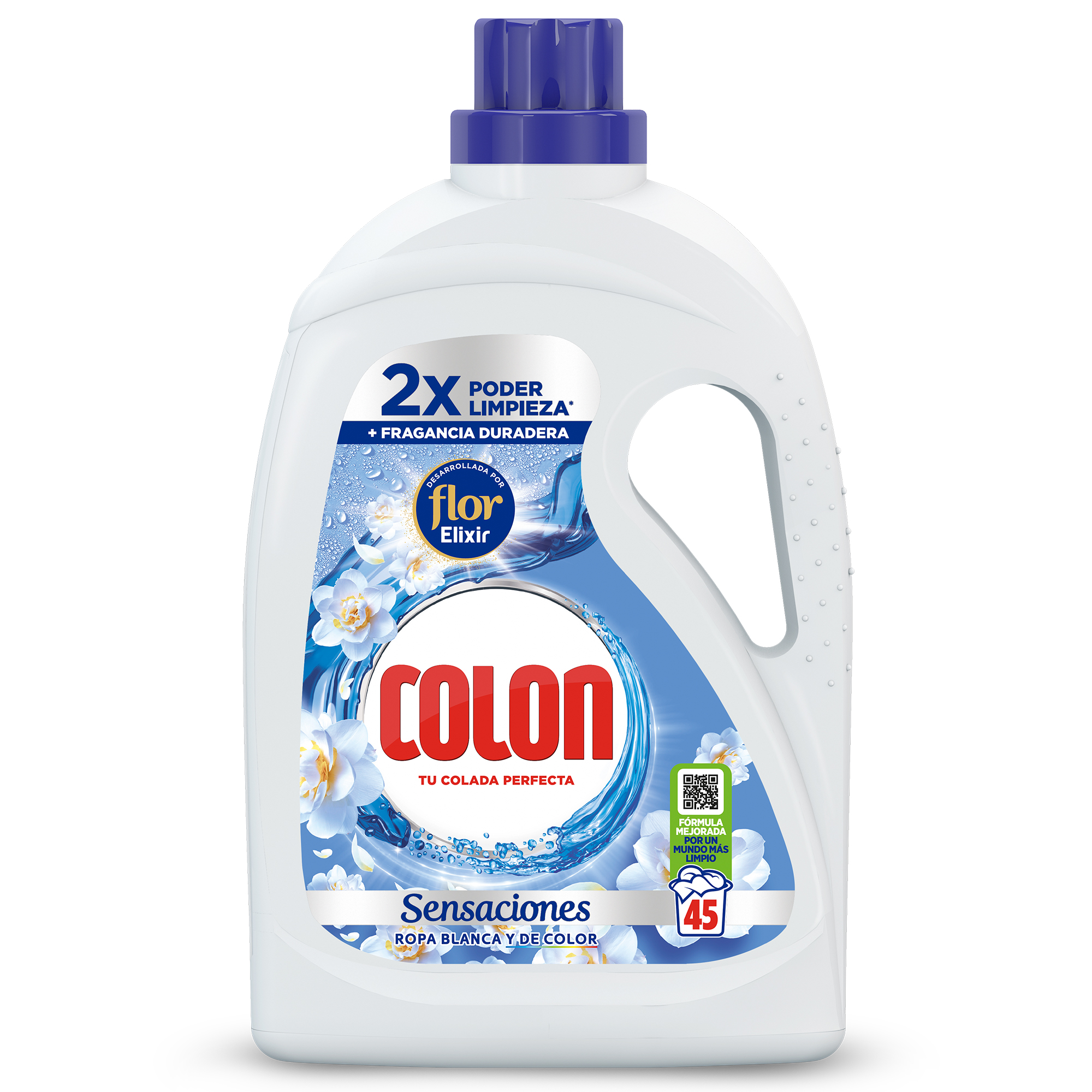 Colon Detergente para la Ropa Gel Sensaciones 45 lavados