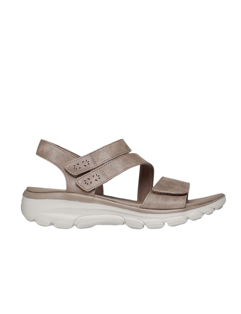 SKECHERS SANDALIAS RELAXED FIT: EASY GOING TRIPLE ADJUSTABLE MUJER 163532