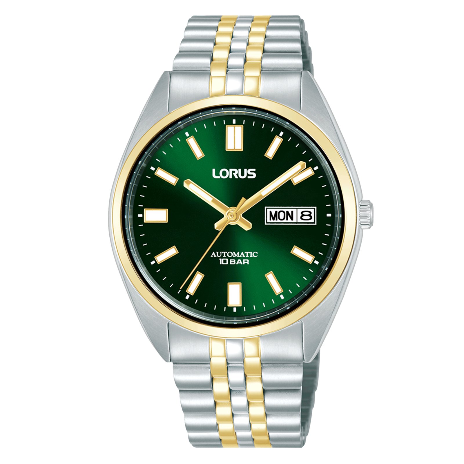 Lorus Reloj Hombre Caja De Acero Pulsera Acero De Color Dorado Resistente Al Agua 10 Atm Rl430cx9s