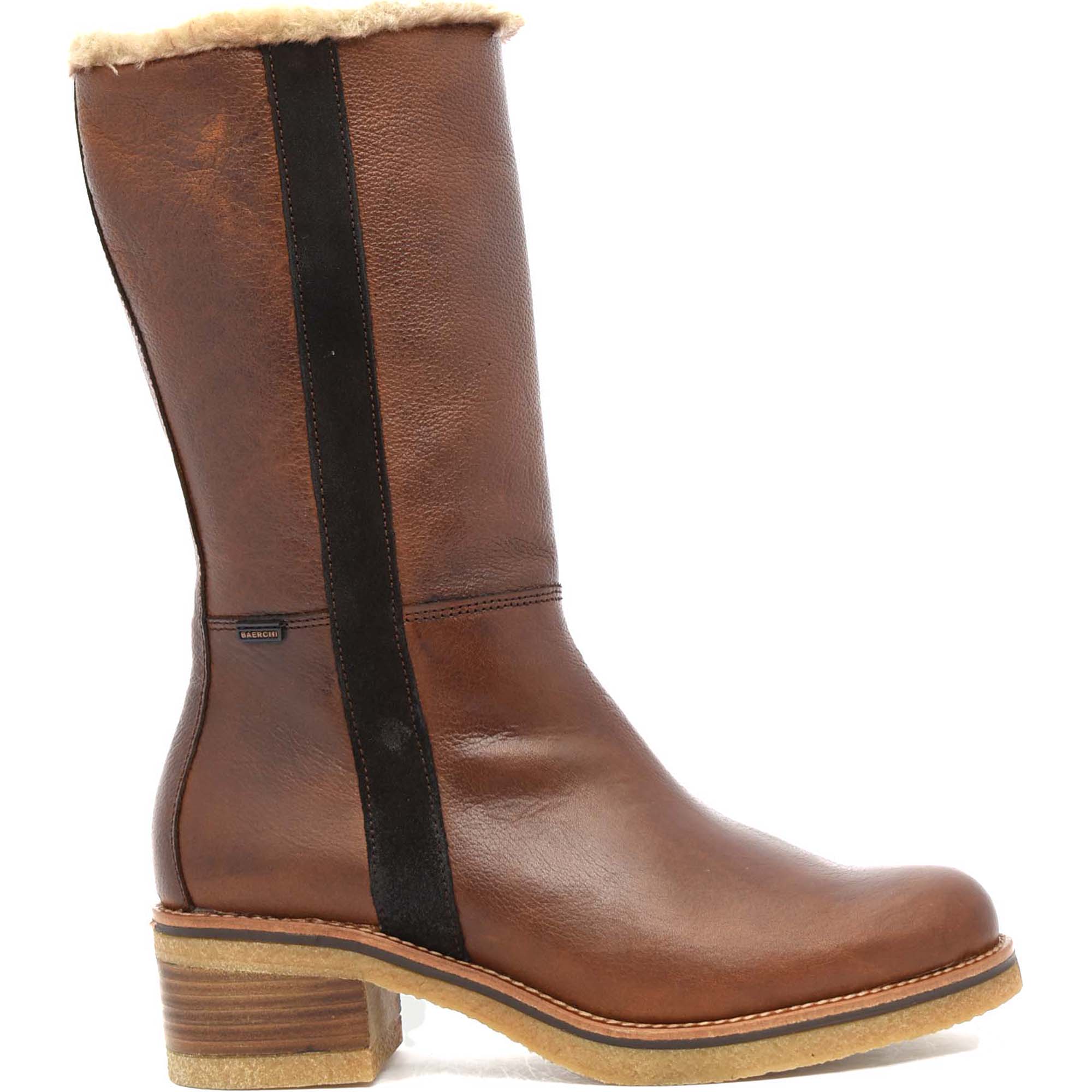 Baerchi mod. 60302 Bota Caña Media para mujer en piel