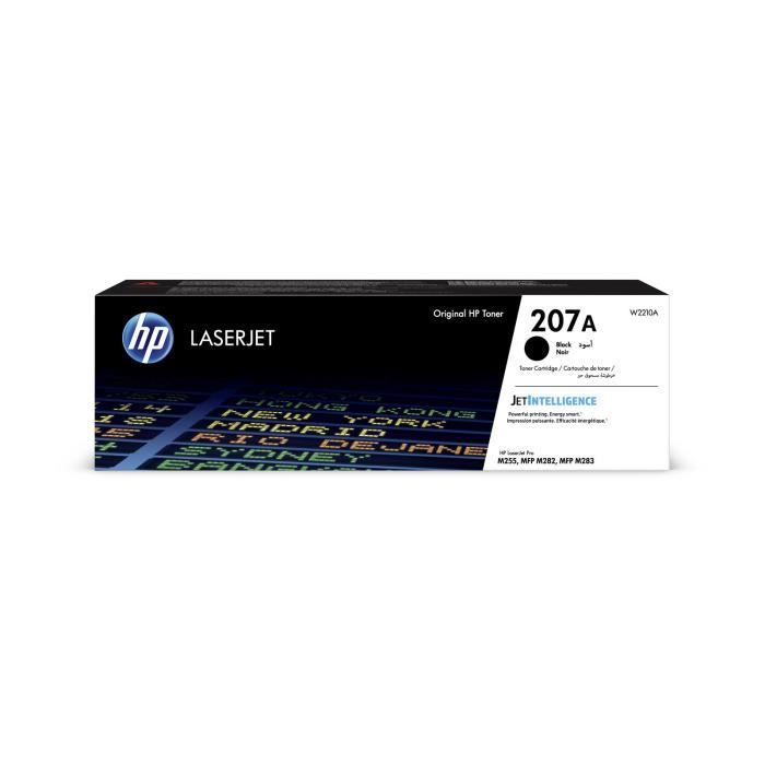 Cartucho de tóner HP 207X negro auténtico para impresoras HP Color LaserJet Pro M255/MFP M282/M283