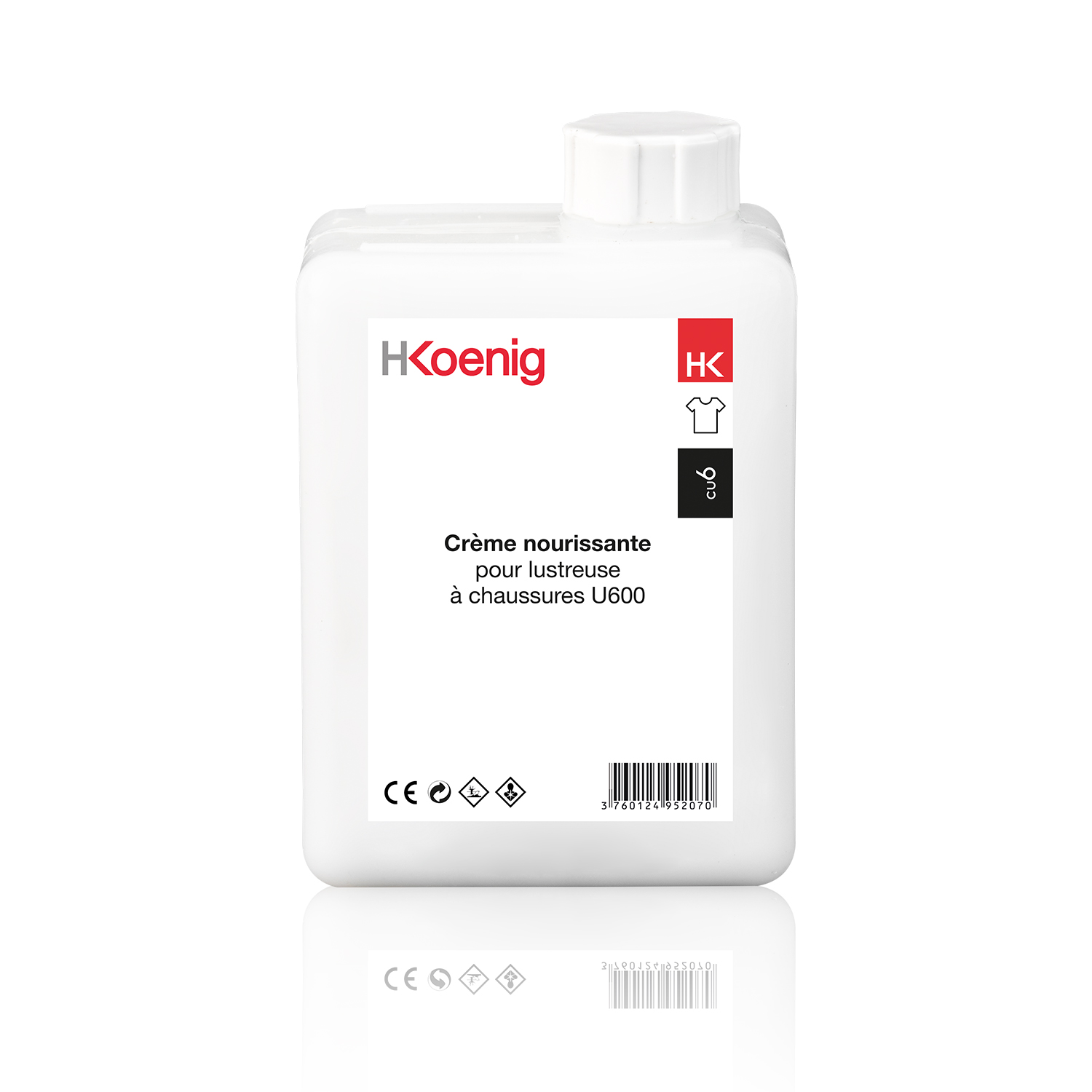 crema cu6 para lustrador de zapatos u600