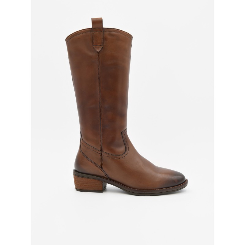 Bota Casual Purapiel Bro7 Color Marrón 104933