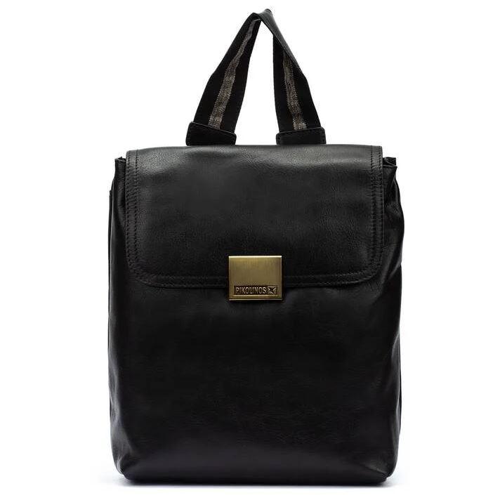 Mochila Pikolinos Alcóra de Piel para Mujer con Compartimentos y Diseño Original