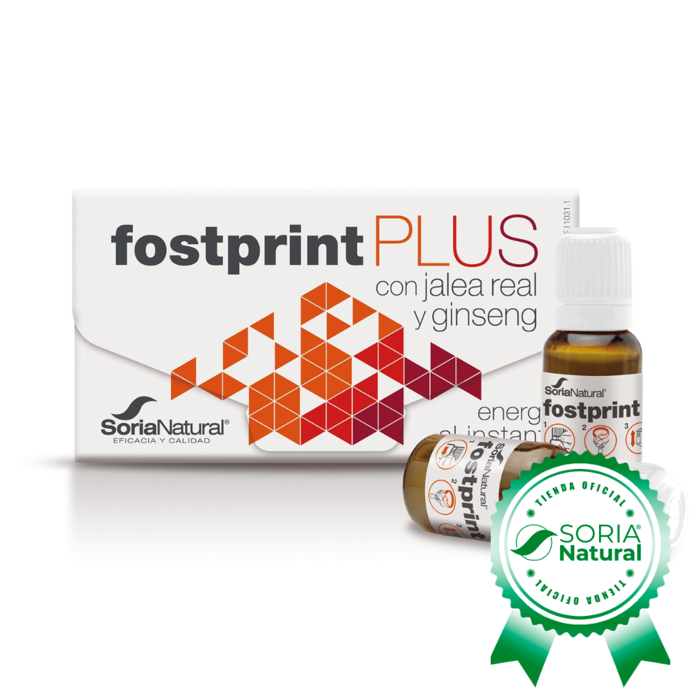 Soria Natural Fostprint Plus con Ginseng y Vitaminas