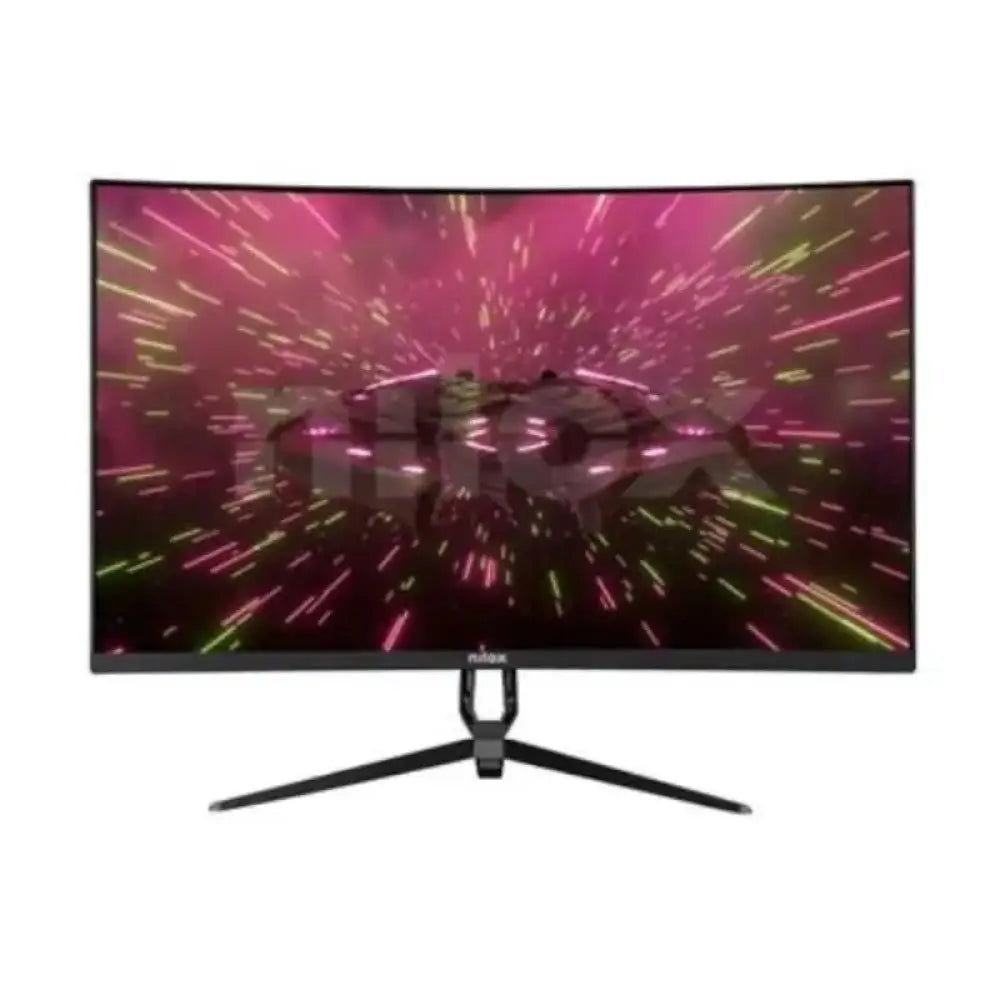 Nilox - Monitor gaming 27 pulgadas curvo NXM27CRV2001 con panel VA Full HD, frecuencia de actualización de 200 Hz y tiempo de respuesta de 1 ms, compatible con HDMI 2.1 y DisplayPort 1.4