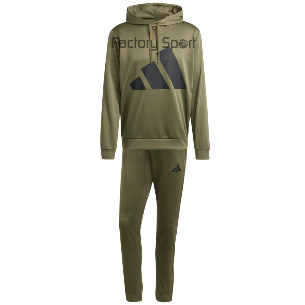 ADIDAS BL FT HD TS CHANDAL POLIESTER VERDE OLIVA/NEGRO PARA HOMBRE