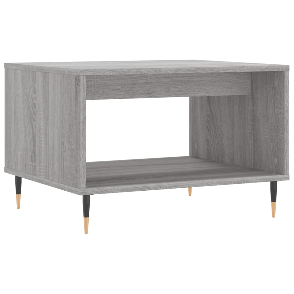 Vidaxl Mesa de Centro de Madera de Ingeniería 60x50x40 Cm - Blanco