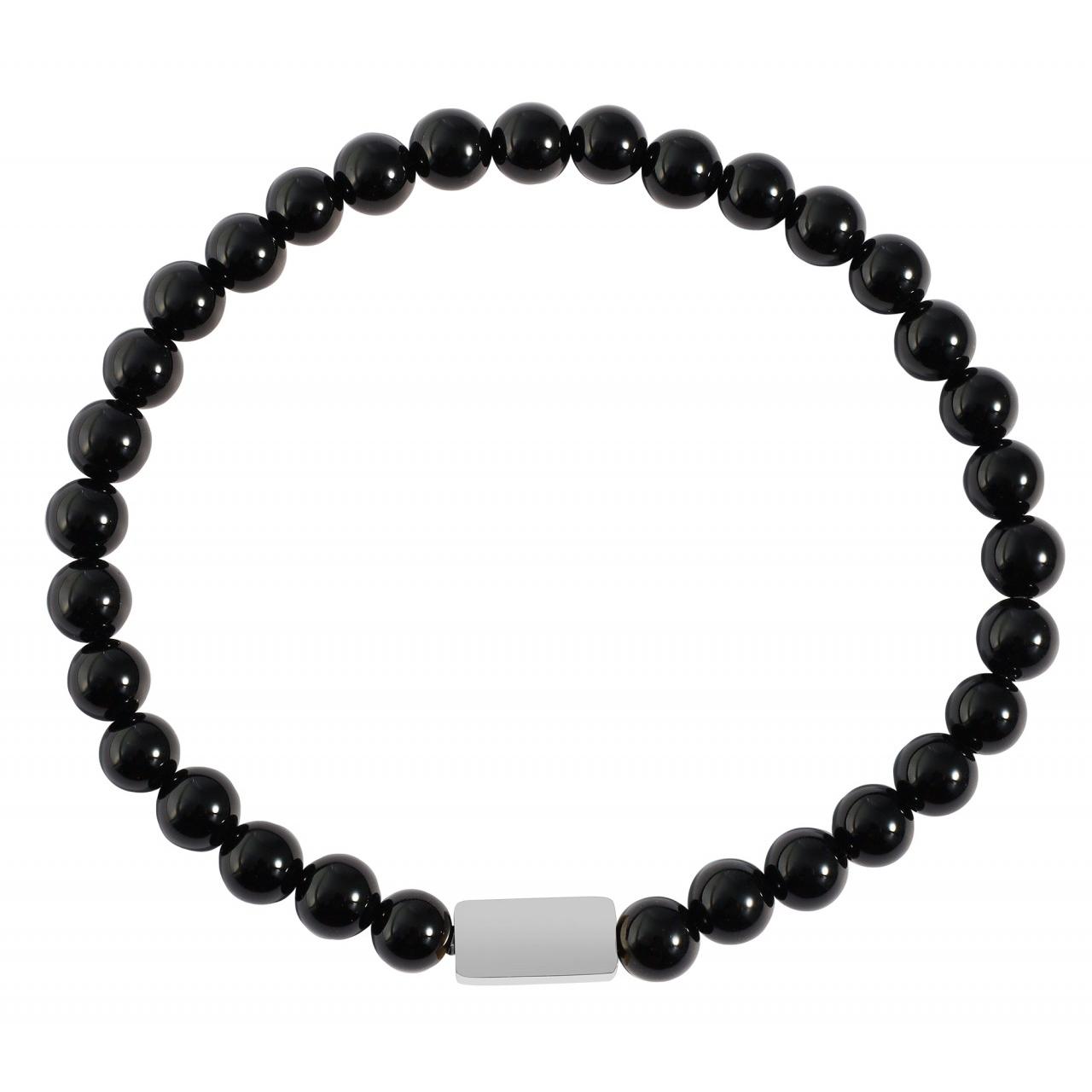 Akzent® Pulsera em Pedra Natural e Aço Inoxidável - 0576