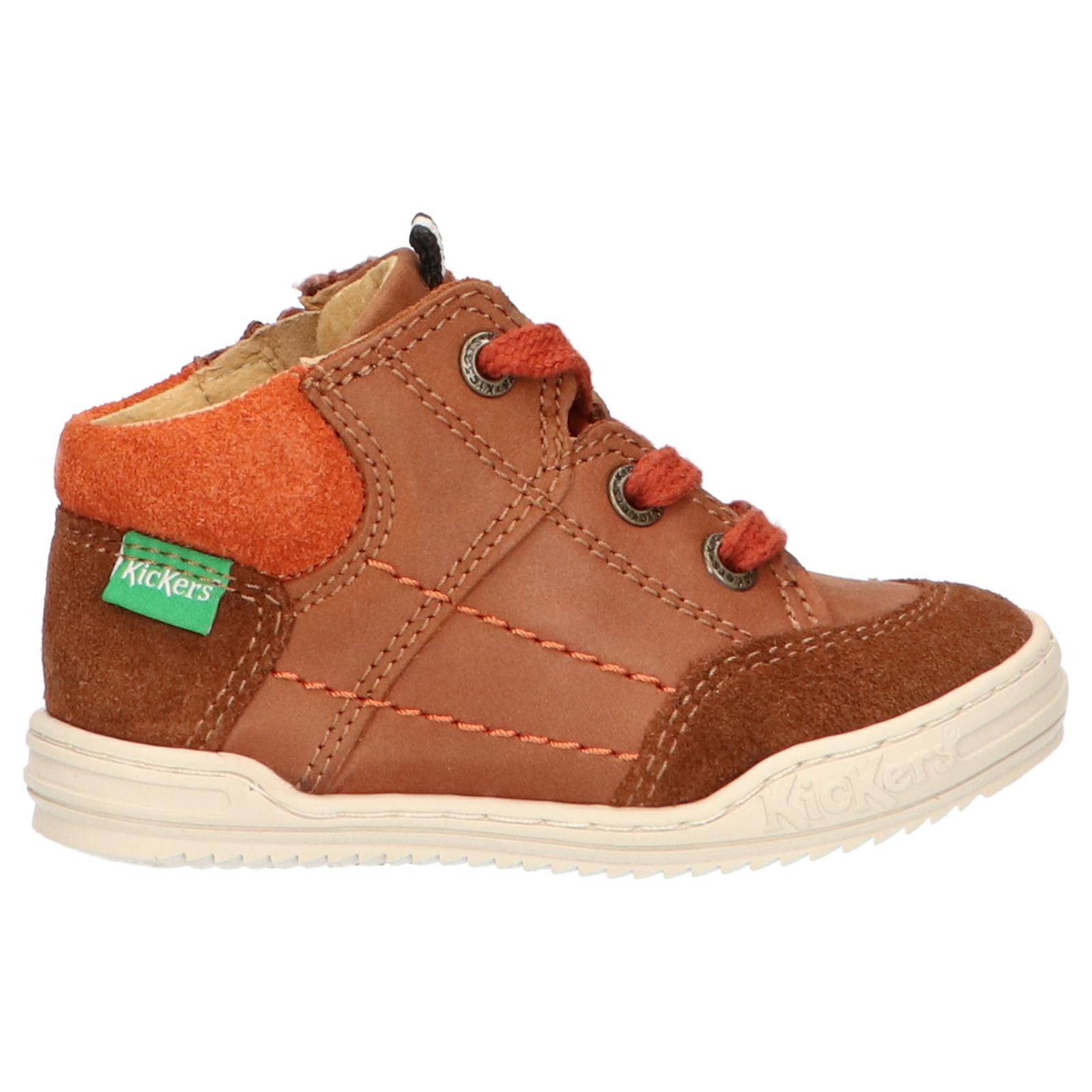 Kickers girl and boy ankle boots 735800 -10 jad 9 brown