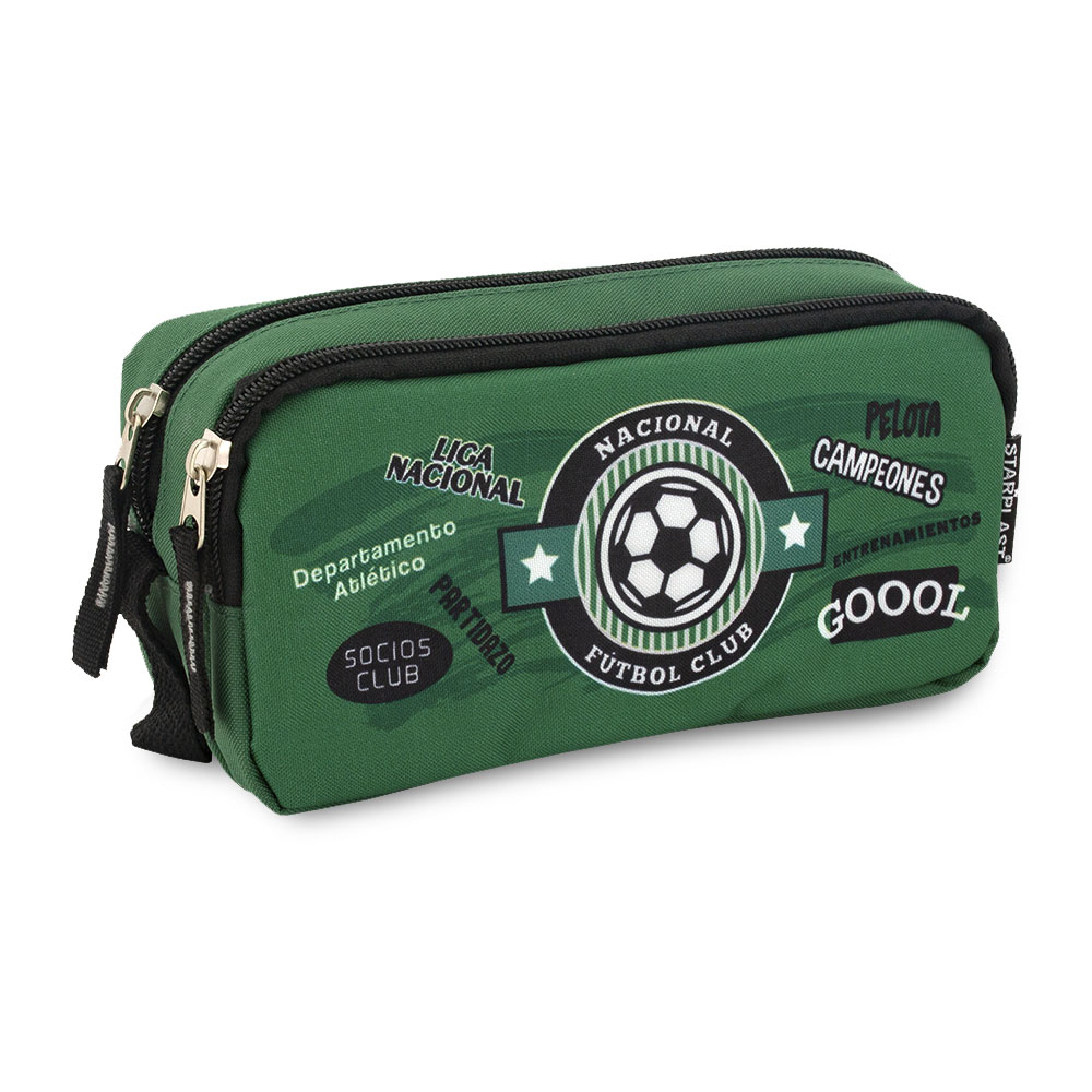 Estuche Escolar Starplast 2 Cremalleras Porta Todo Gran Capacidad