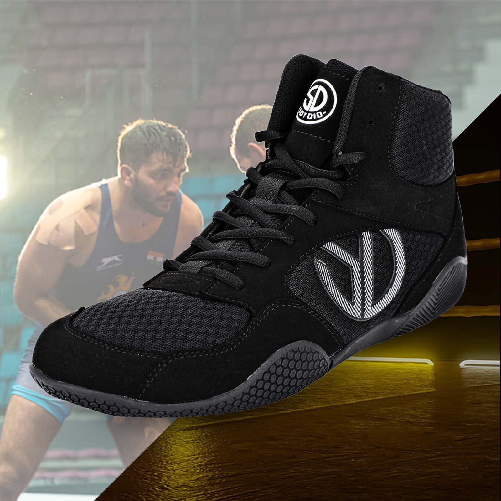 TK Zapatos De Lucha Profesional Para Hombres Ligeros Y Transpirables Tamaño Grande 40-50 Zapatos De Boxeo De Alta Calidad Con Mesh Superior