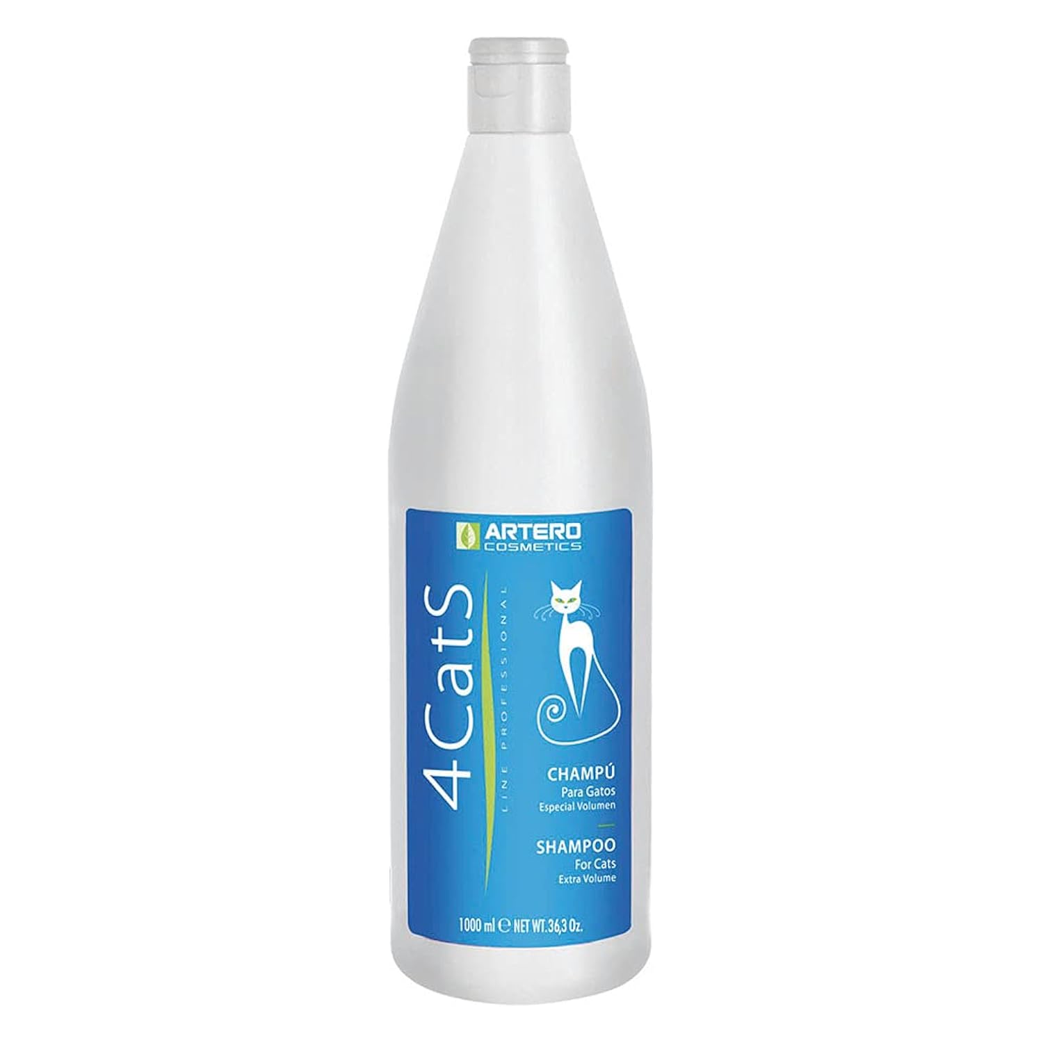 Artero 4Cats champú para gatos de todo tipo de pelo con vitaminas, suave, persa y europeo común, 650 ml
