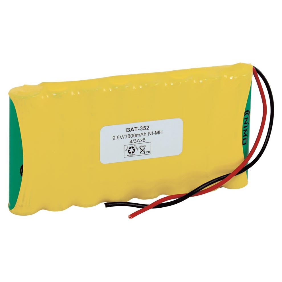 Pack de baterías 9,6V/3800mAh NI-MH