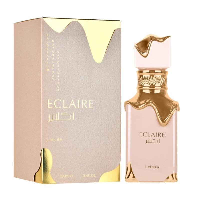 Perfume Lattafa Éclaire 100 Ml Eau De Parfum - Aroma Gourmand Con Leche, Azúcar Y Almizcle