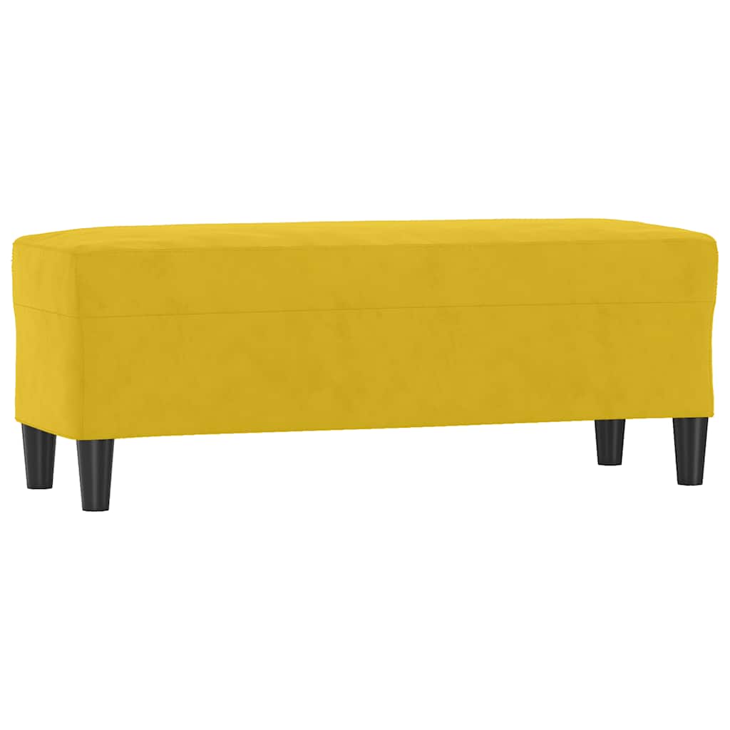 vidaXL Banco de terciopelo 100x35x41 cm en color Rosa/Azul/Negro y más