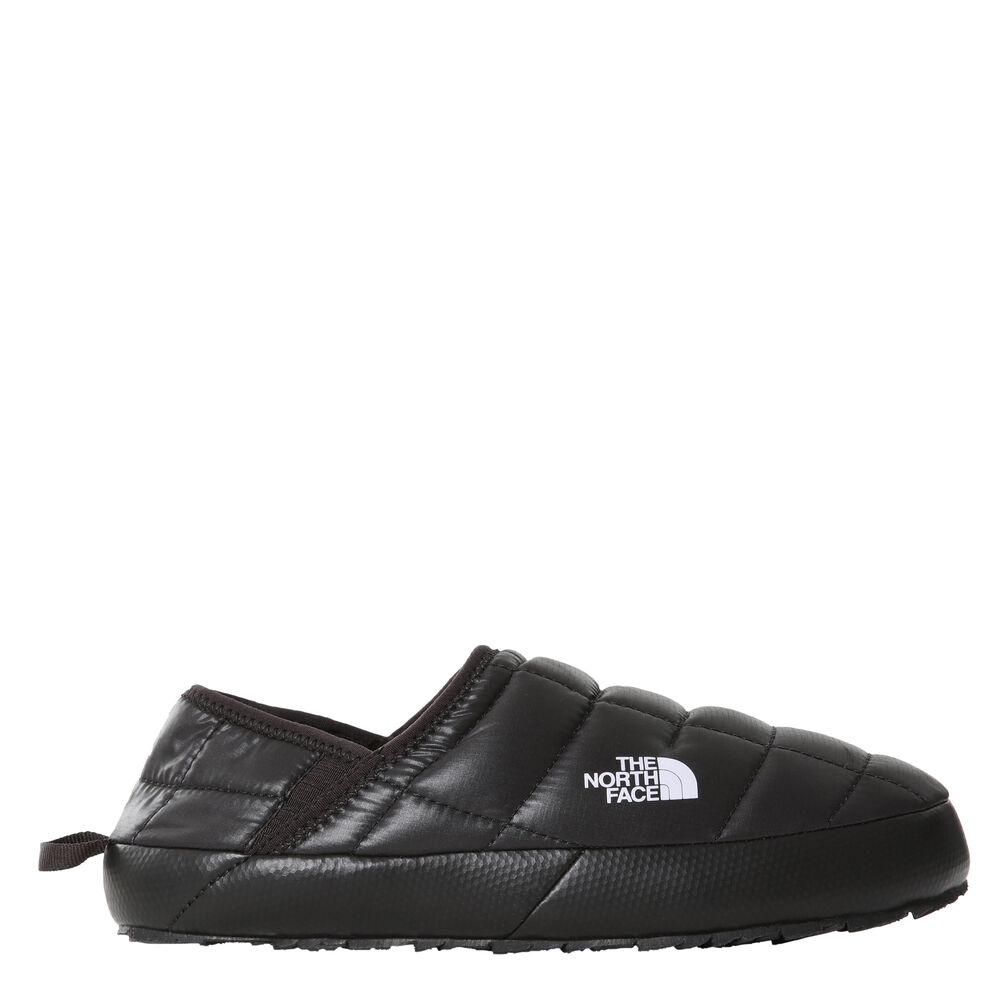 Zapatillas Pantunflas Negras The North Face Traction V ThermoBall Black Mujer