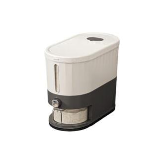 CA Caja de almacenamiento de arroz, contenedor de almacenamiento de arroz de grado alimenticio, tipo botón pulsador ultradelgado, tanque de almacenamiento de arroz, tanque de harina, contenedor de arroz prensado de cocina