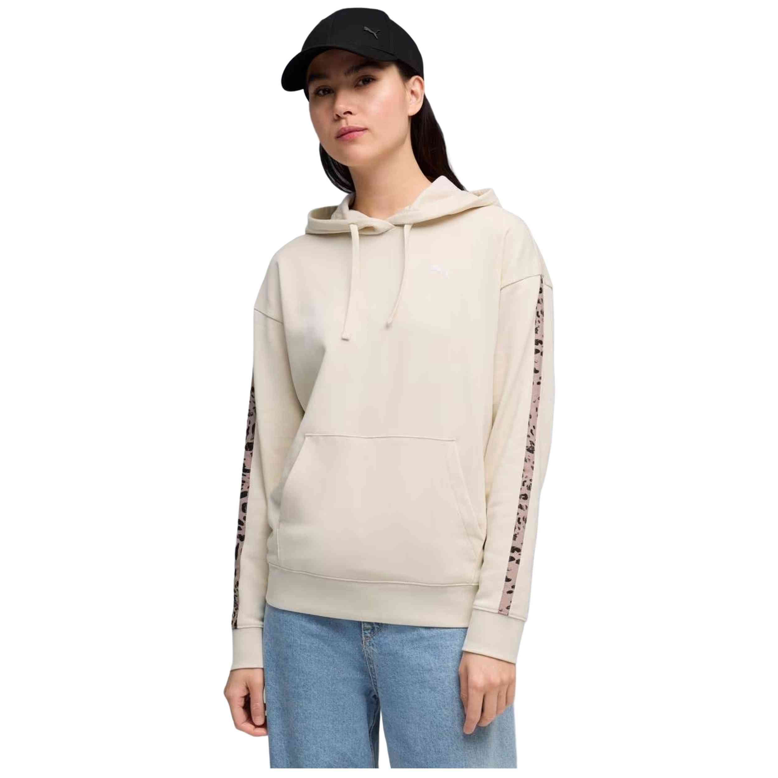 Sudadera Puma modelo Ess Graphic Animal C en color Beig