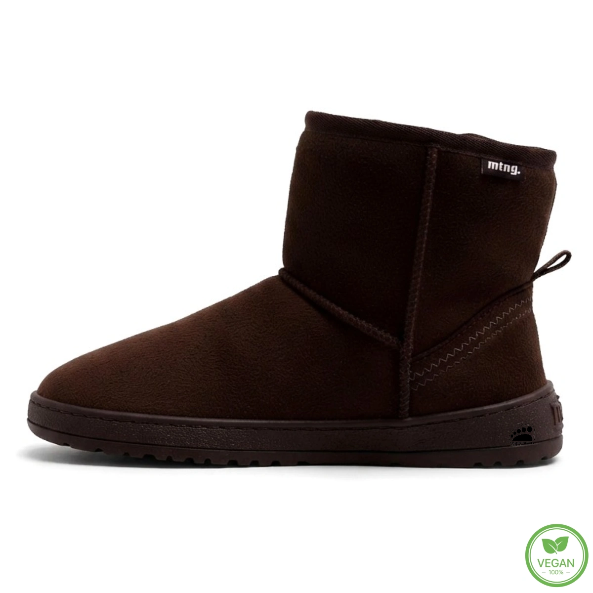 Bota botín respetuoso barefoot Mustang Free 85505 Nuez Moka adulto