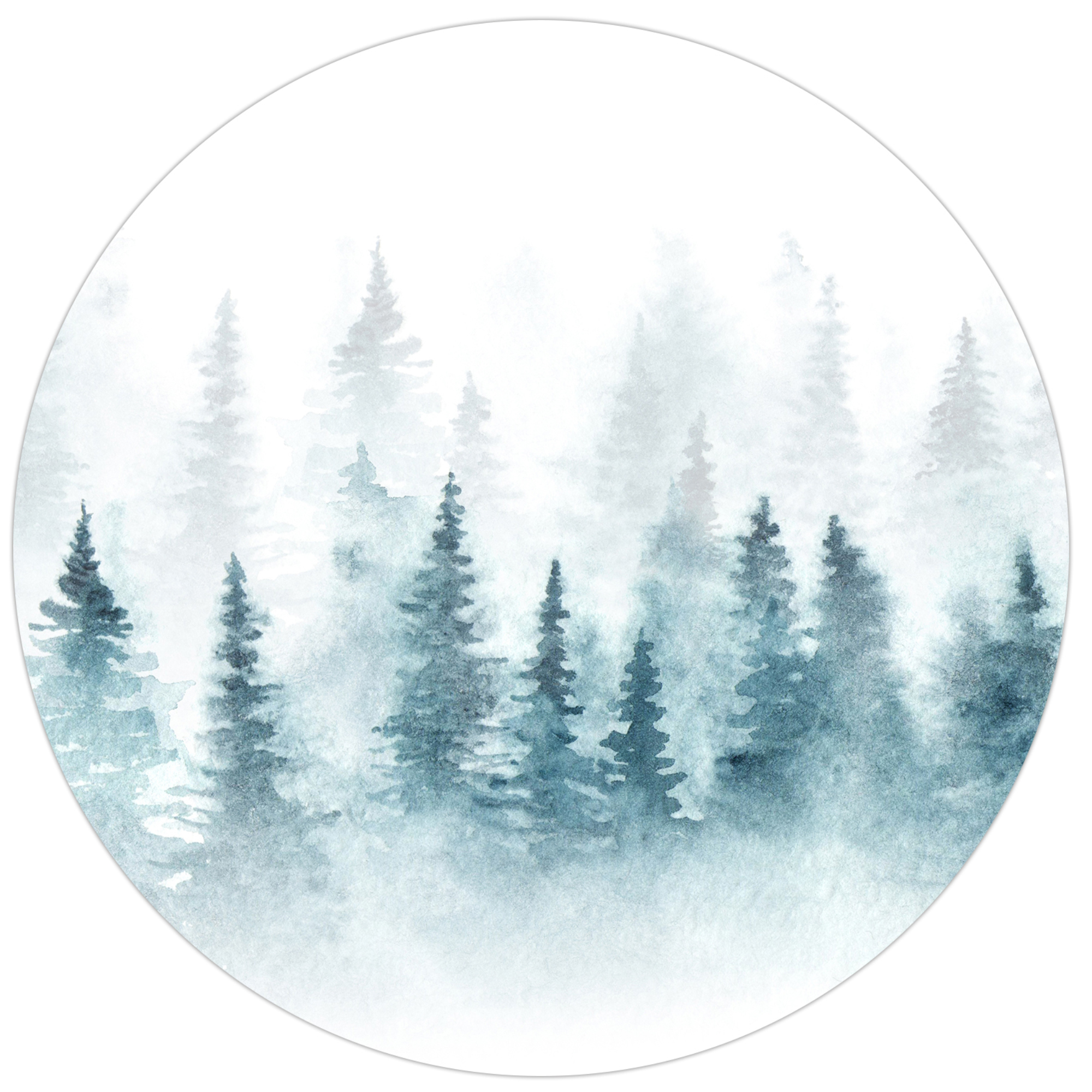 VINILIKO, set de 4 individuales de mesa Frost redondo  4u-[Diam] 40 cm