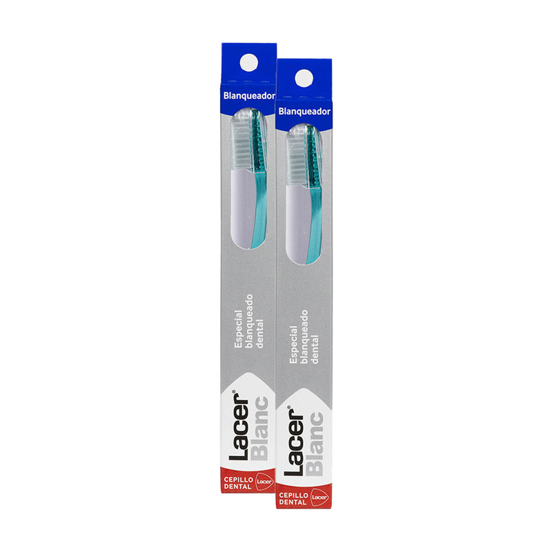LACER 2 unidades CEPILLO DENTAL blanqueante #surtido
