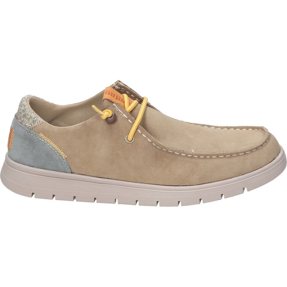 MTNG | Zapato Casual Mustang Denver para Hombre – Zapato Mocasín en Color Taupe – Zapato con Cordones Decorativos – Slip On – Plantilla Extraíble – Cómodos y Versátiles – Comfort Foam – Modelo 84811